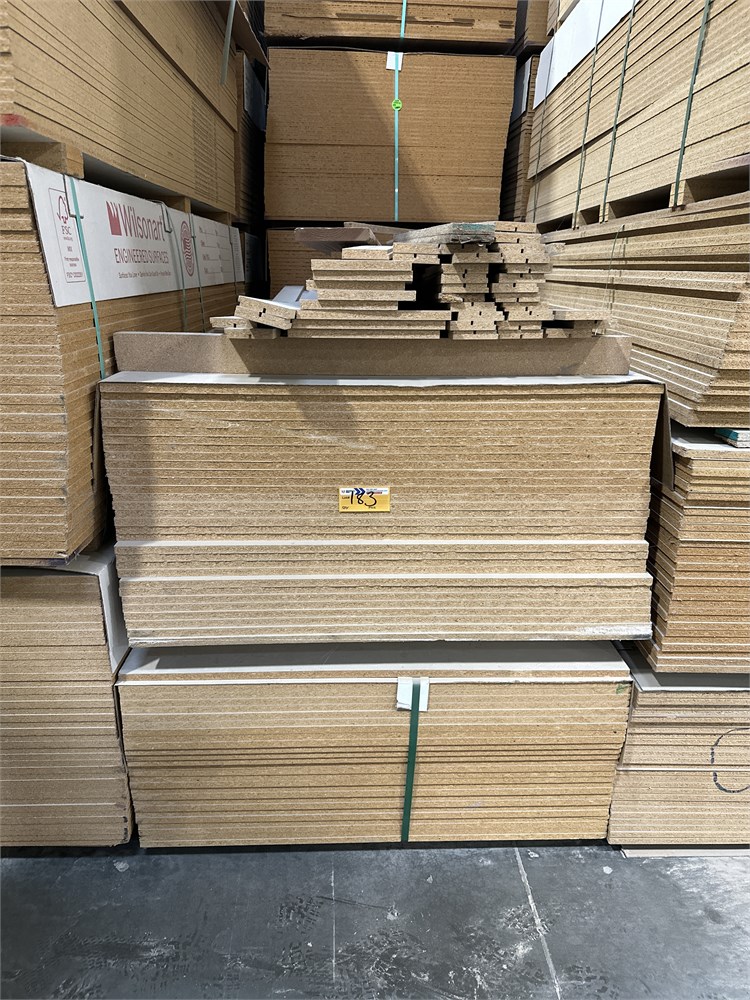 (2) Bundles of Particleboard Panels
