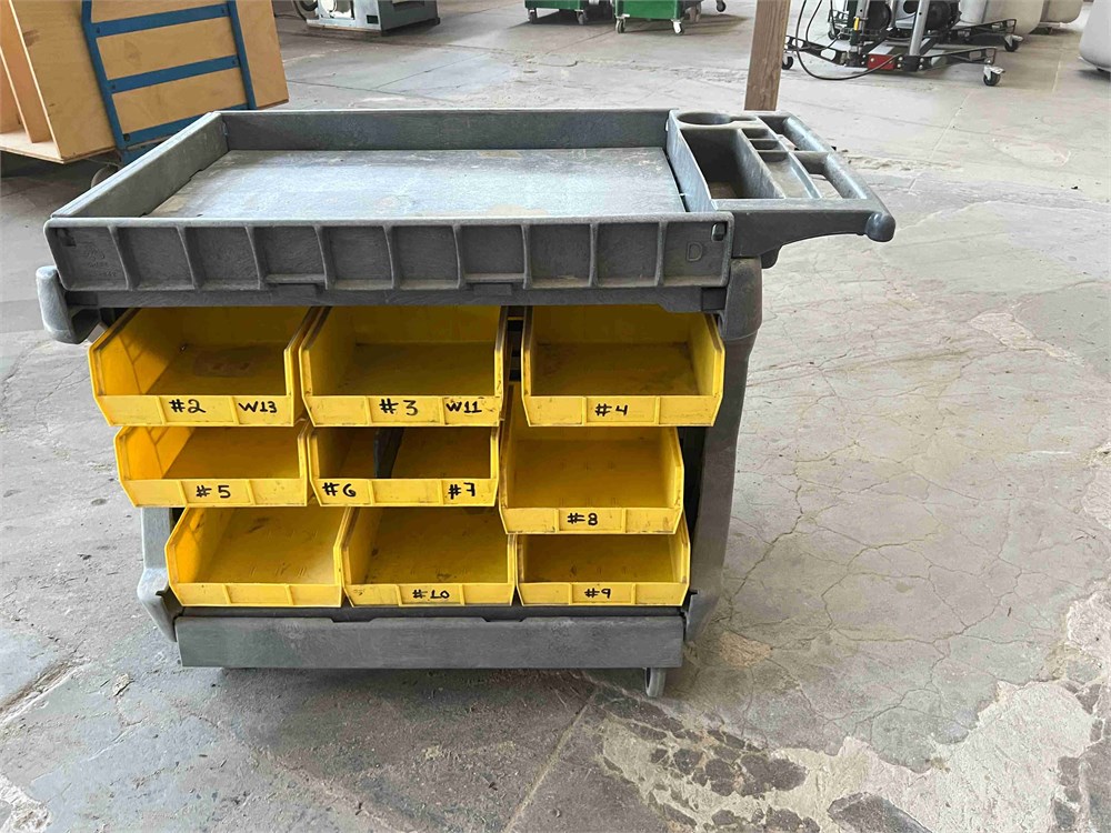 Rolling Parts Storage Cart