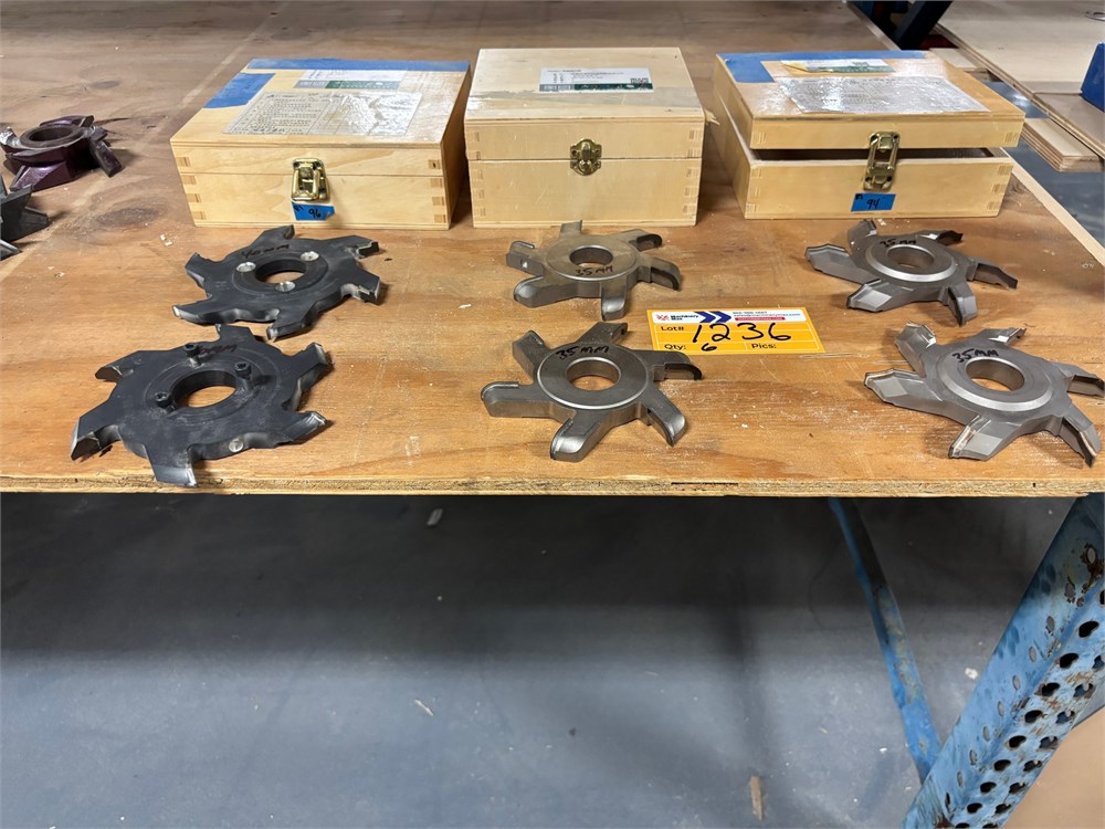 Lot of Cutter Heads - Qty (6) - as pictured