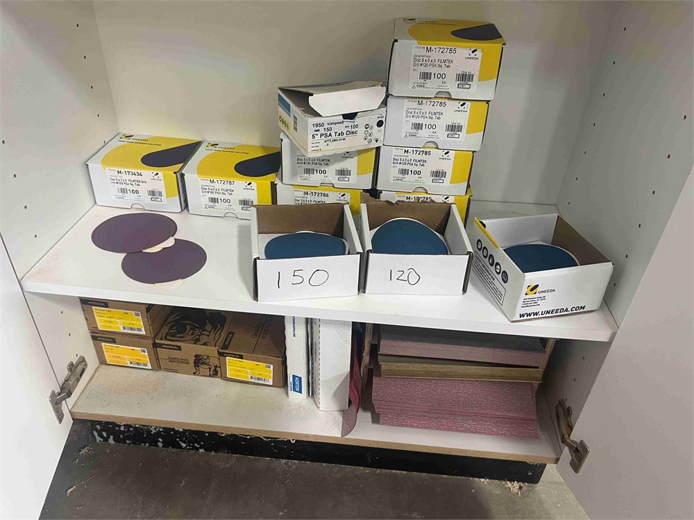 Storage Cabinet & Sand Paper