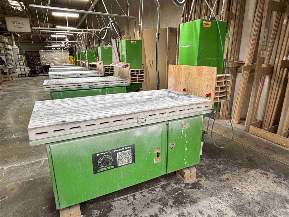 Total Finishing Solutions "3672B" Down Draft Table