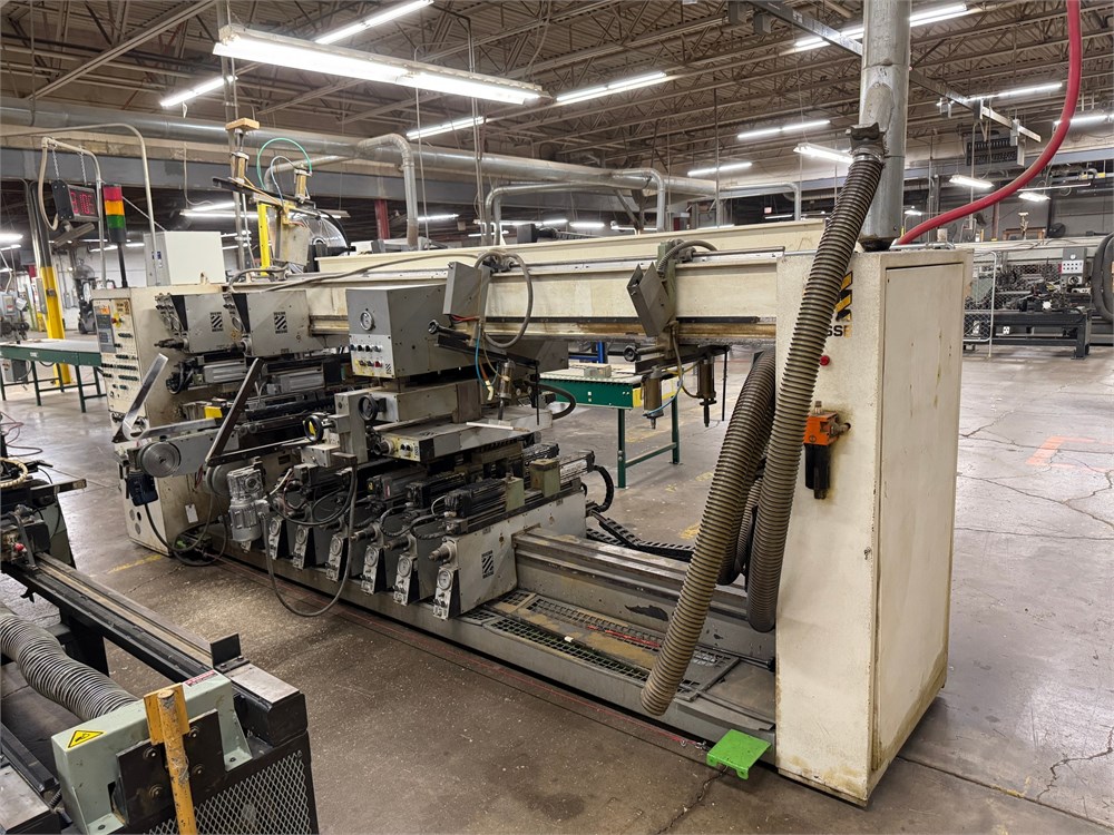 Biesse "Techno Logic" Feed-thru Borer
