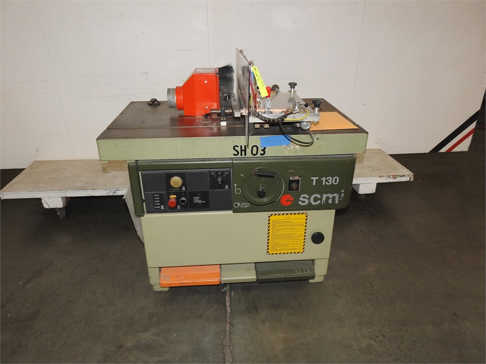 SCMI "T130N SPINDLE SHAPER WITH COPING DEVICE" 9HP