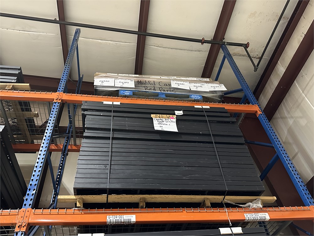 Contents of area and pallet racks not included