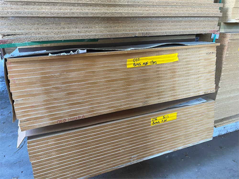 17 Sheets of 3/4" Birch MDF