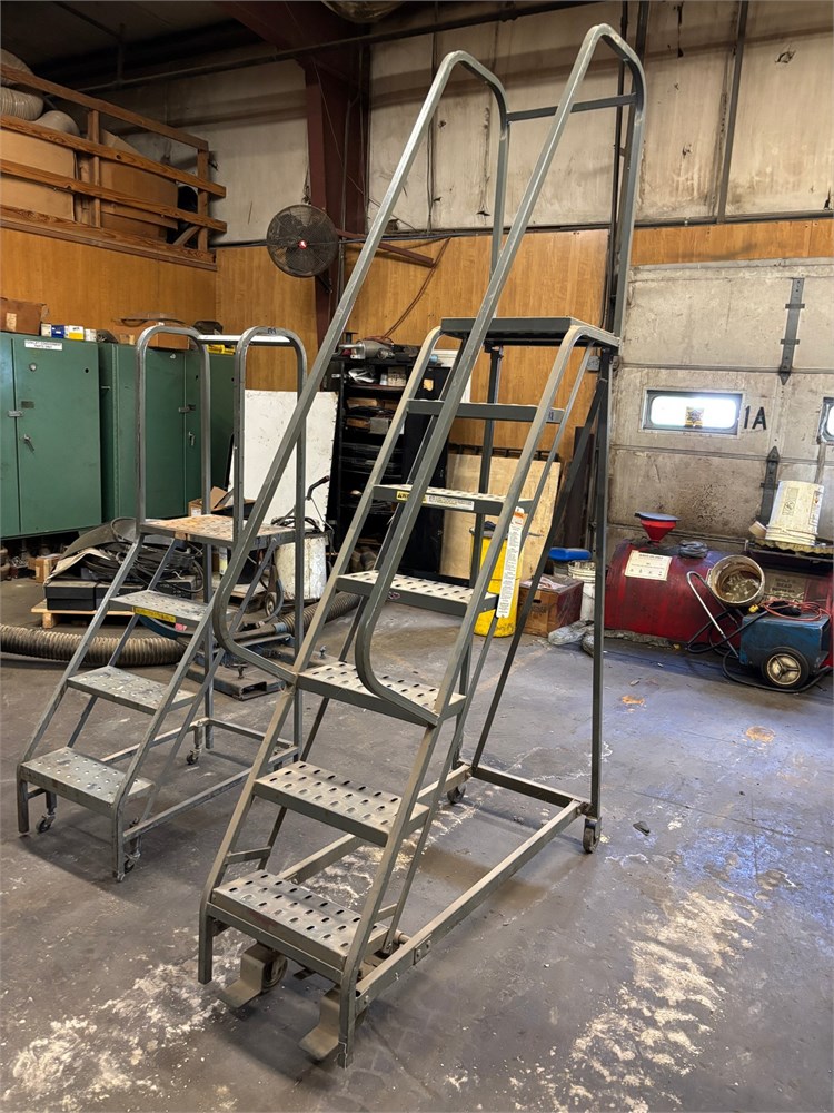Lot of Rolling Ladders as pictured