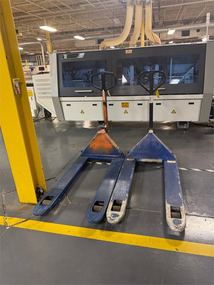 (2) Blue Pallet Jacks
