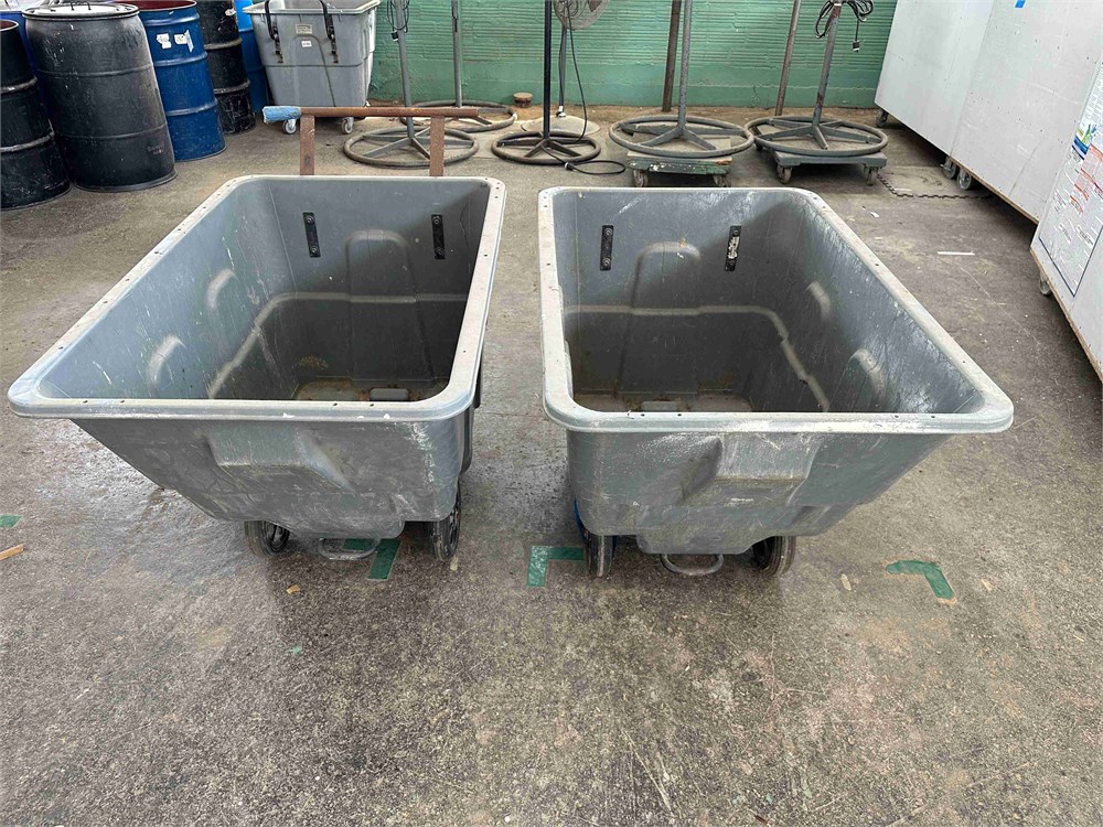 Rolling Trash Bins Qty. (2)