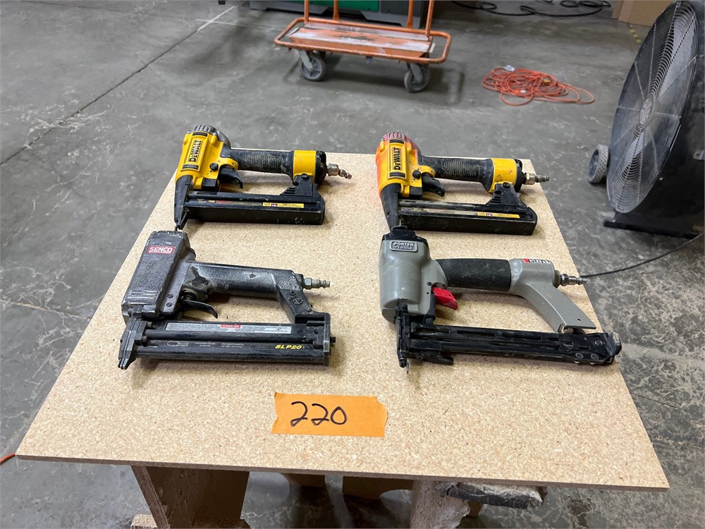 Lot of Pneumatic Staple/Nail Guns - Qty (4)