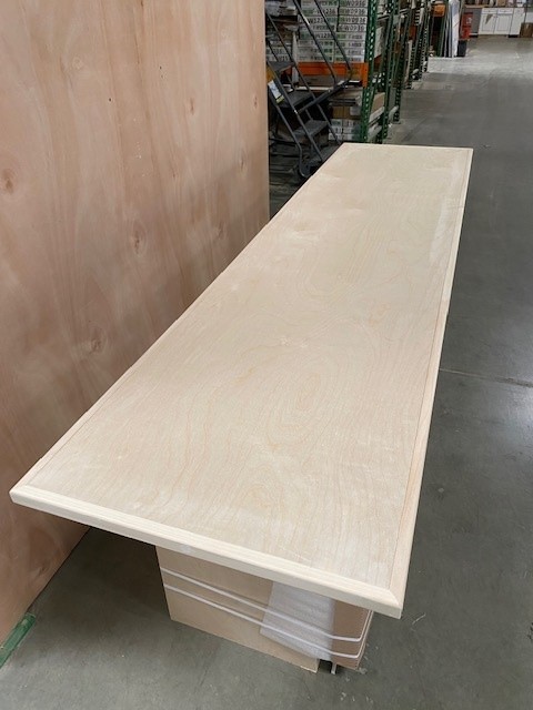 8' Wood Desk Tops (unfinished)