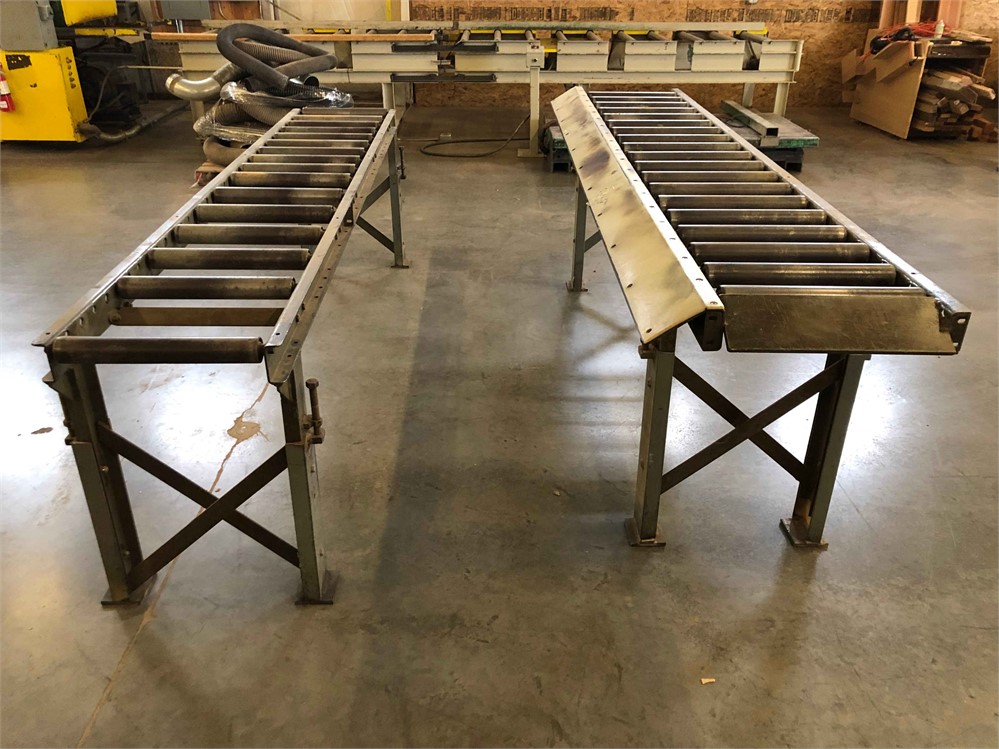 Two (2) Idle Roller Conveyors