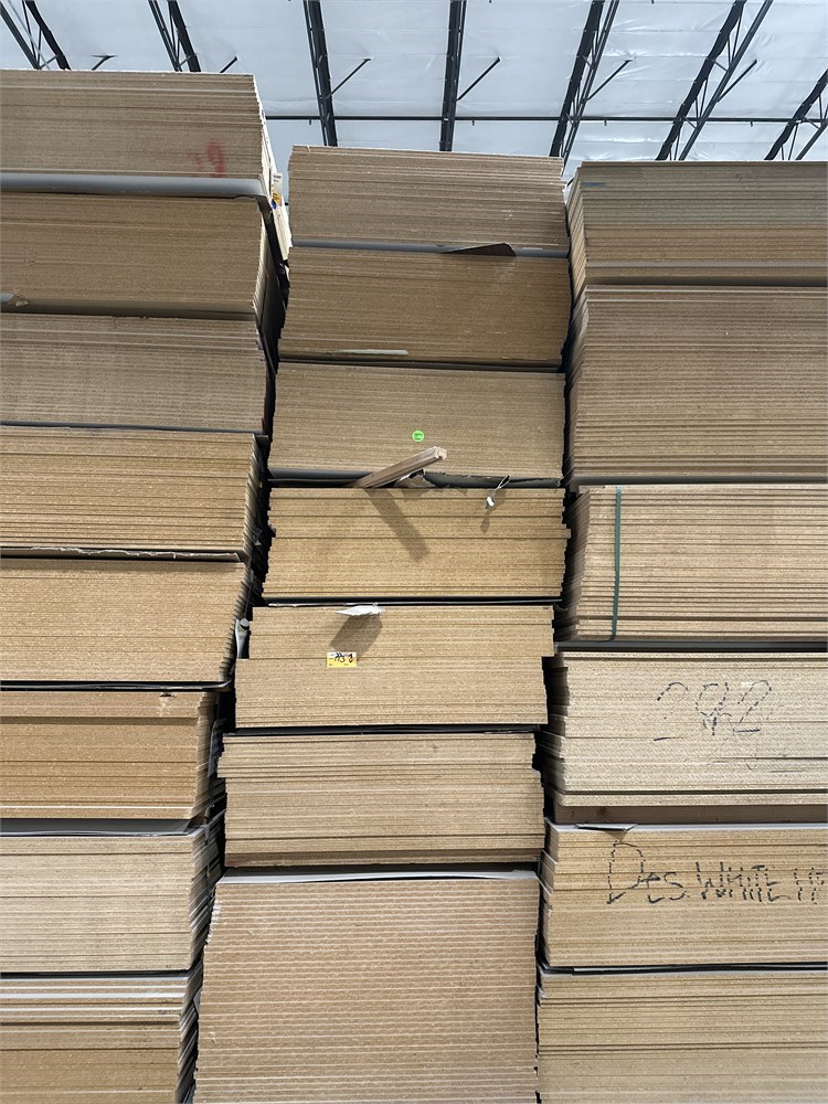 (7) Bundles of Particleboard Panels