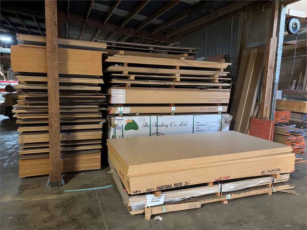 Lot of Sheet goods in Area as pictured