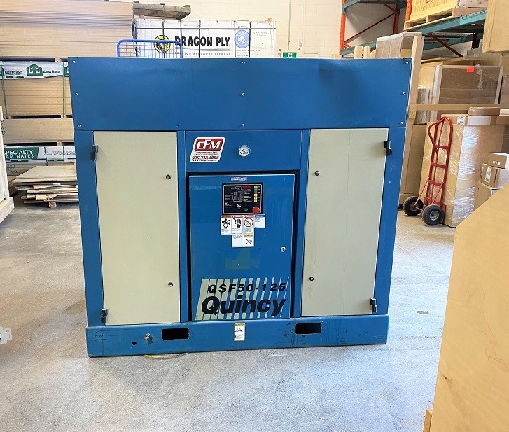 Quincy "QS F50-125" Rotary Screw Air Compressor - 50hp, Variable Speed
