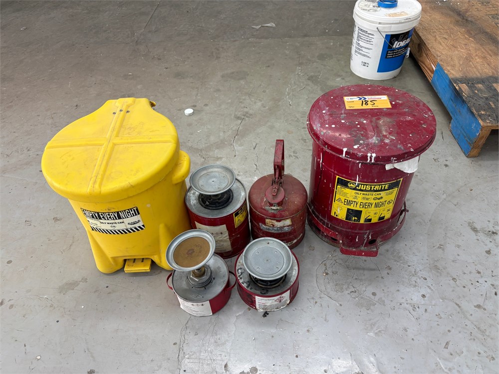 Waste Cans - As Pictured