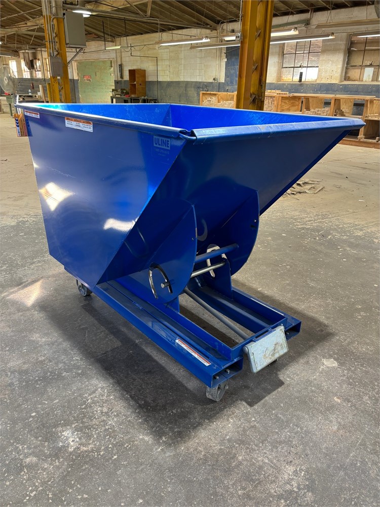 Uline Self Dumping Bin