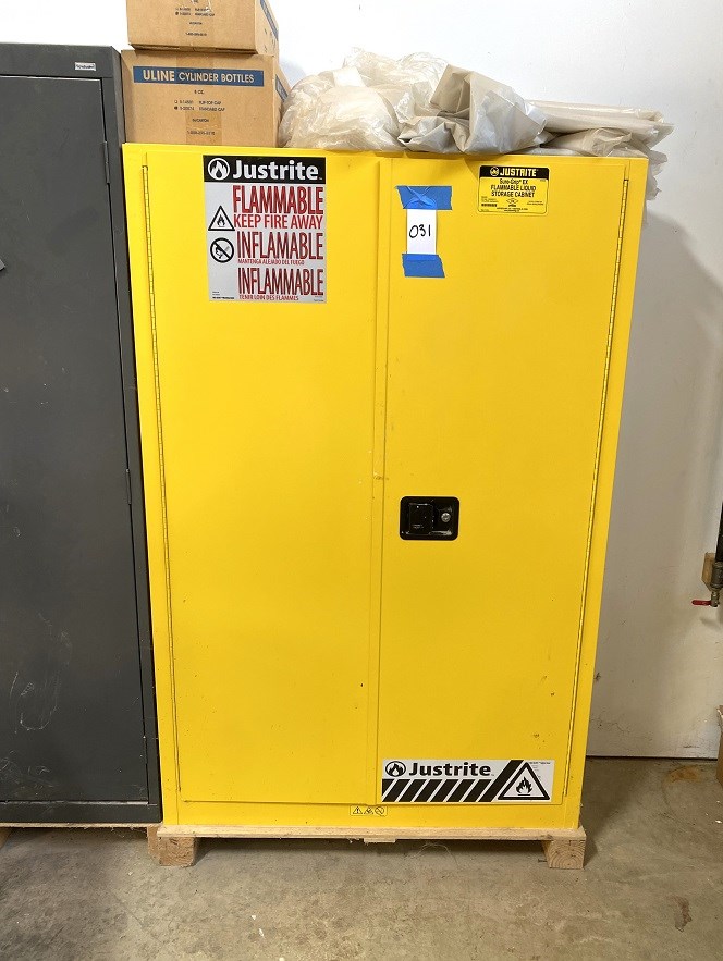 Justrite Explosion Proof Paint Storage Cabinet