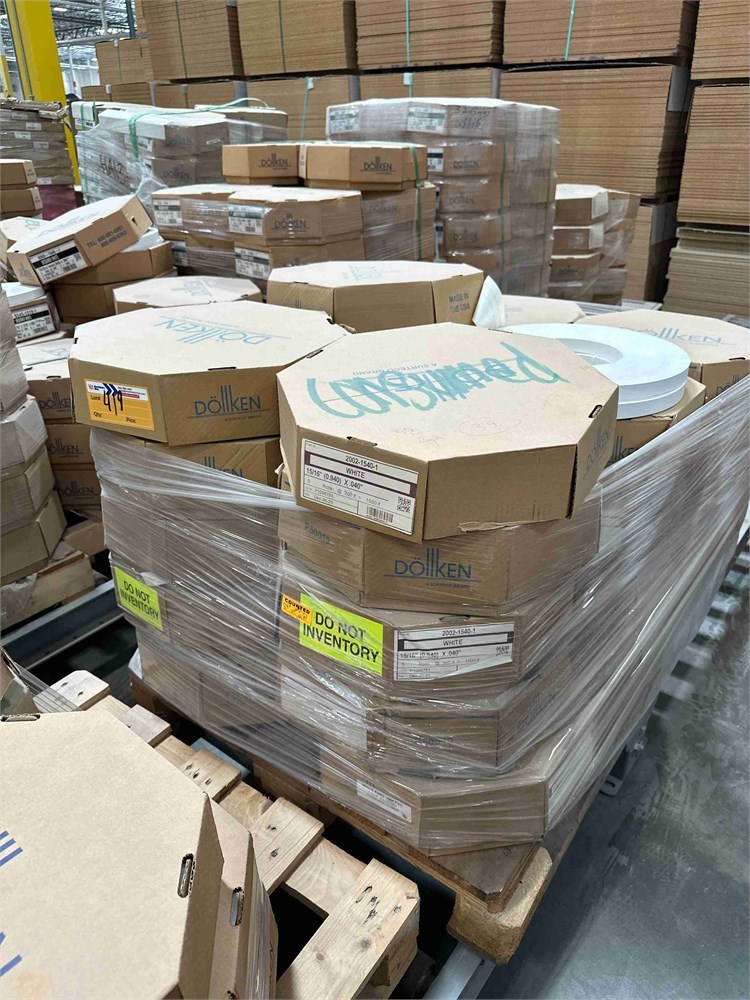 Pallet of Dollken 2002-1540-1 White Edgebanding
