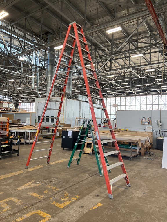 (2) Fiberglass Ladders  - 16' & 6'