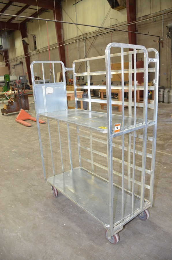 Alluminum Rolling Cart - 51" x 25" x 71"