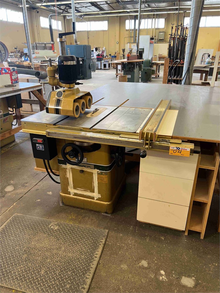 Powermatic "66" Table Saw & Power Feeder