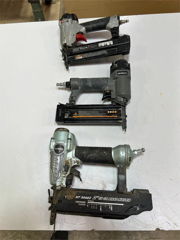 Three (3) Pneumatic Nailers