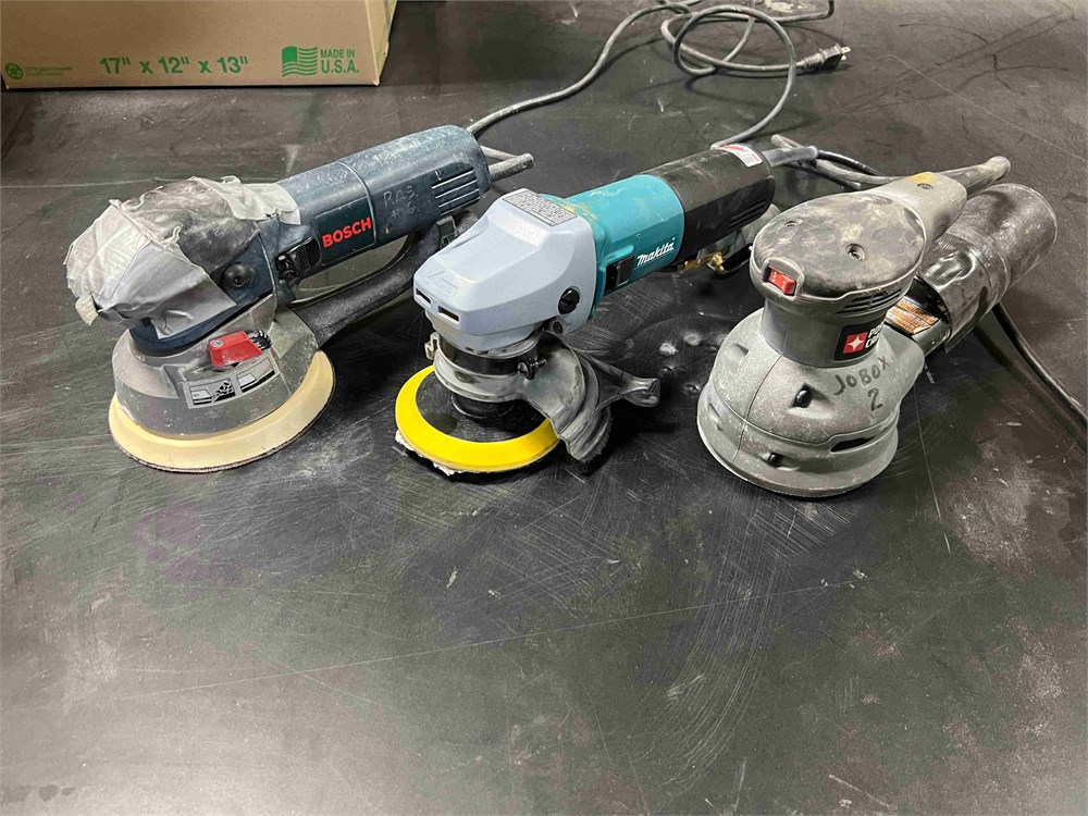 Various Electric Sanders Qty. (3)