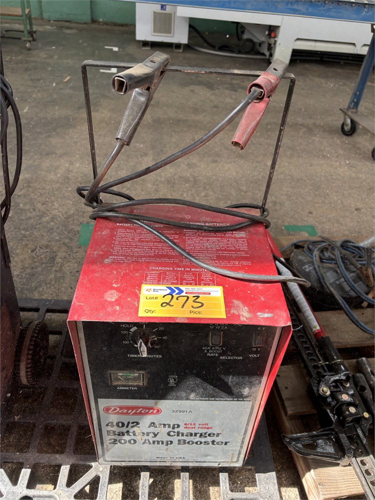 Dayton "3Z991A" Battery Charger