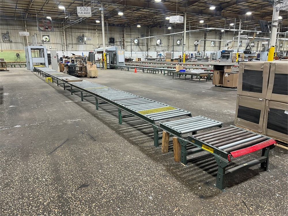 Roller conveyor 75' total