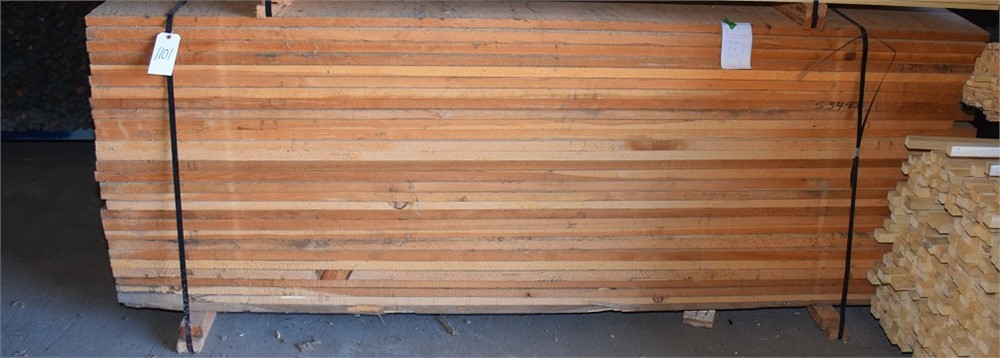 LOT# 1101  PINE ROUGH 7/8" X 8 FT LONG *  1 LIFT APPROX 1250 BD FT (SEE PHOTOS)