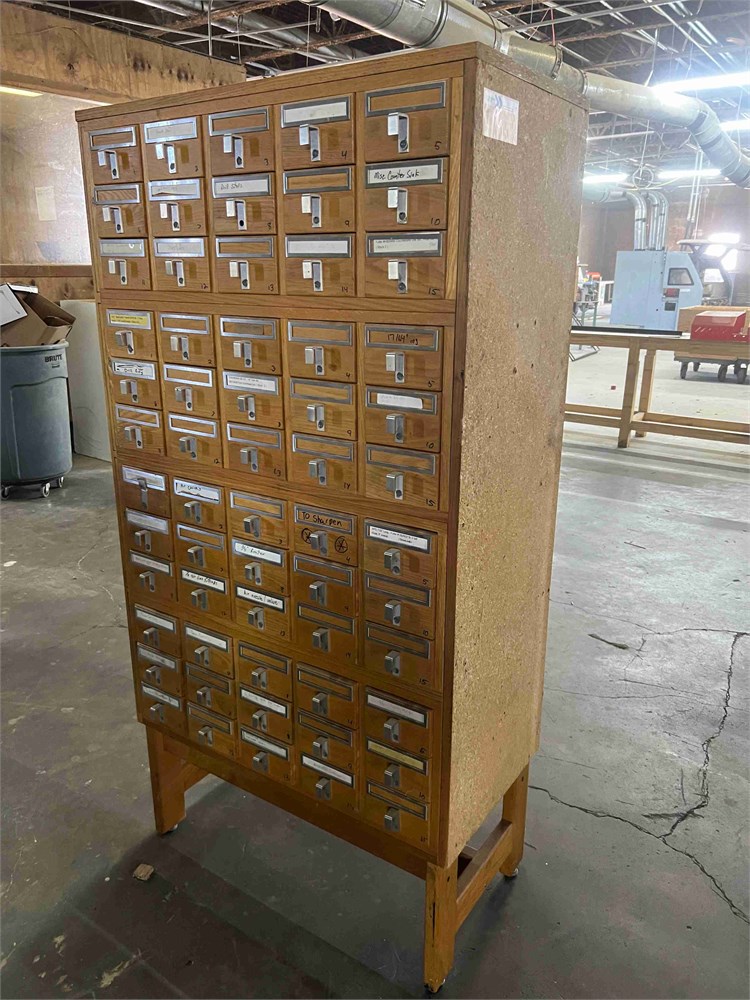 Card Catalog Cabinet