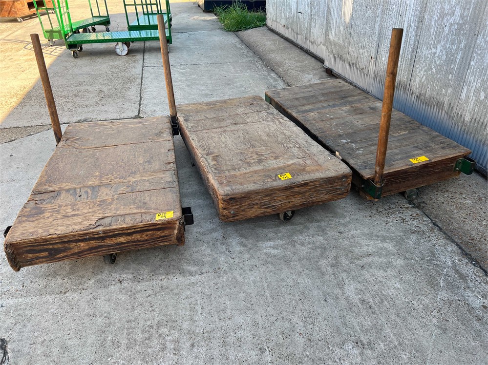 Three (3) Material Handling Carts