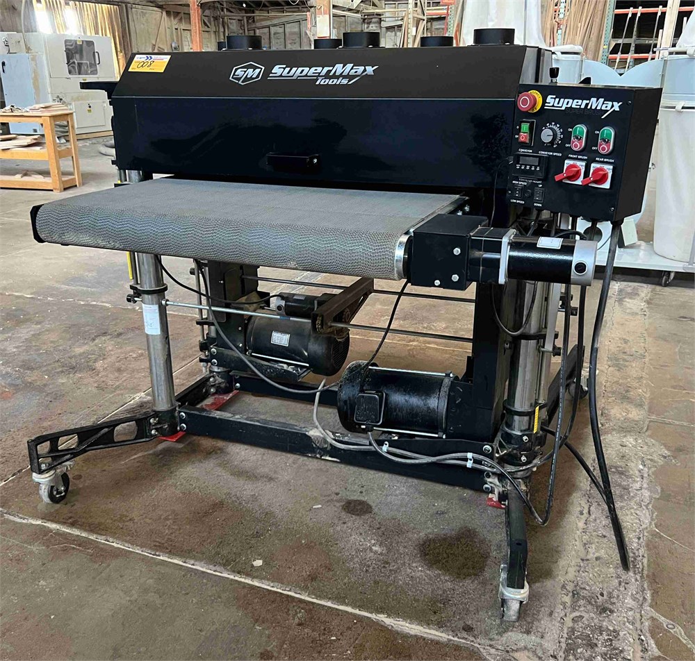 SuperMax "Super Brush" Double Brush Machine