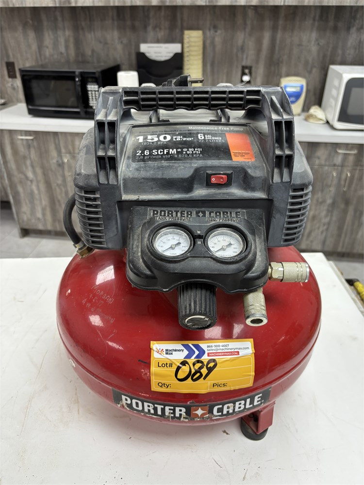 Porter Cable 6 Gallon Air Compressor