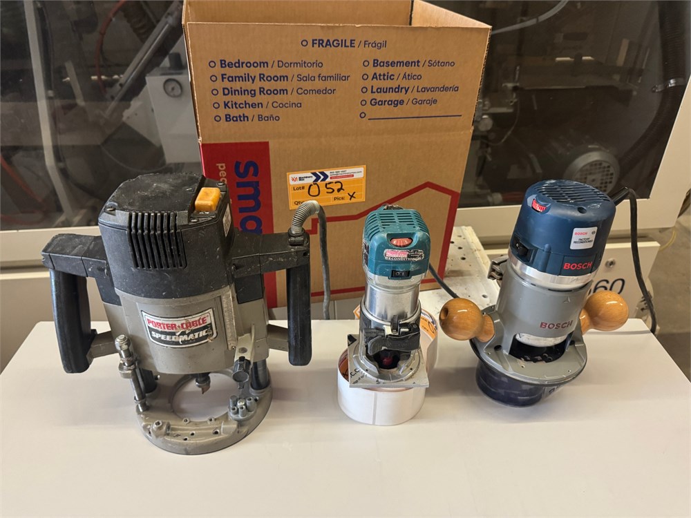 Lot of Hand Routers - as pictured - Qty (3)