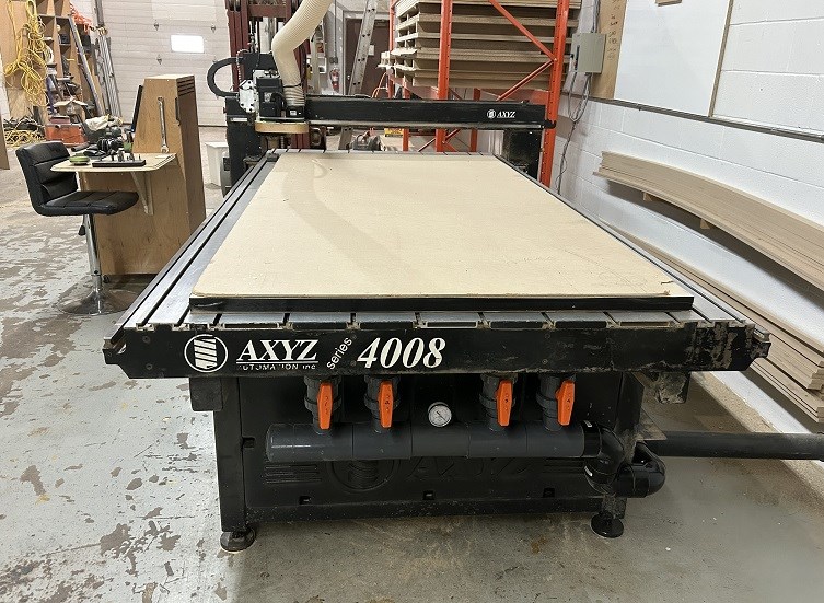 AXYZ "4008" CNC Router - 4 x 8' Table, 5hp - Collingwood, ON