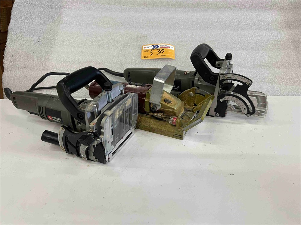 Porter Cable & Lamello Plate Jointers Qty. (3)