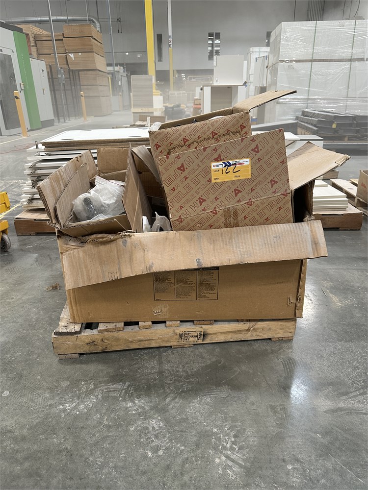 Pallet of Misc Hafele Hardware