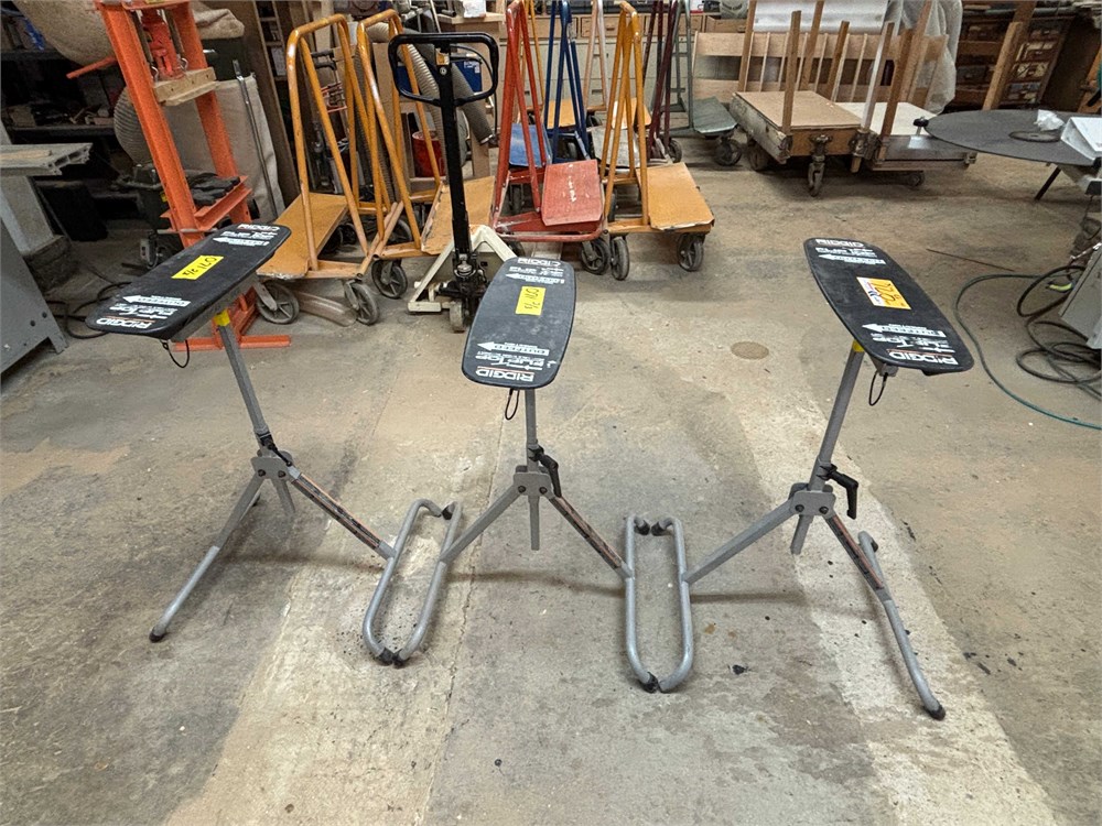 (3) Ridgid "Flip Top" Portable Work Stand