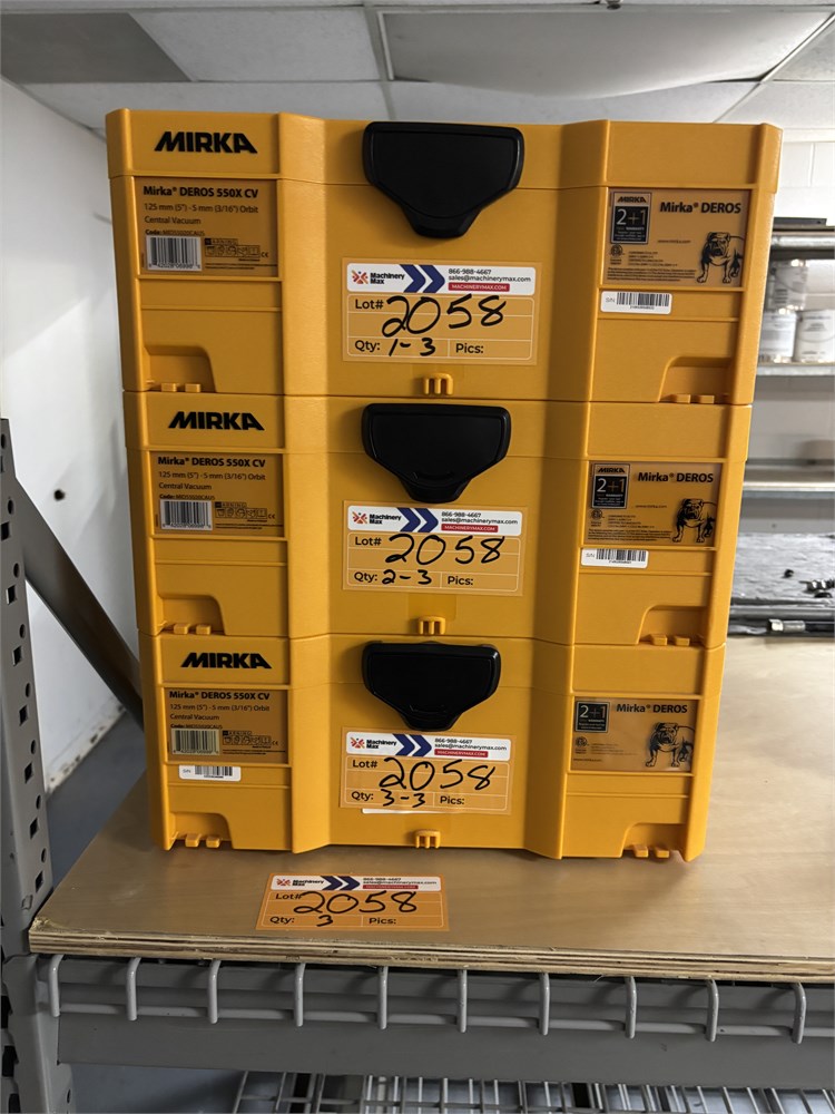 Mirka "Deros 550XCV" 5" Orbit Sanders