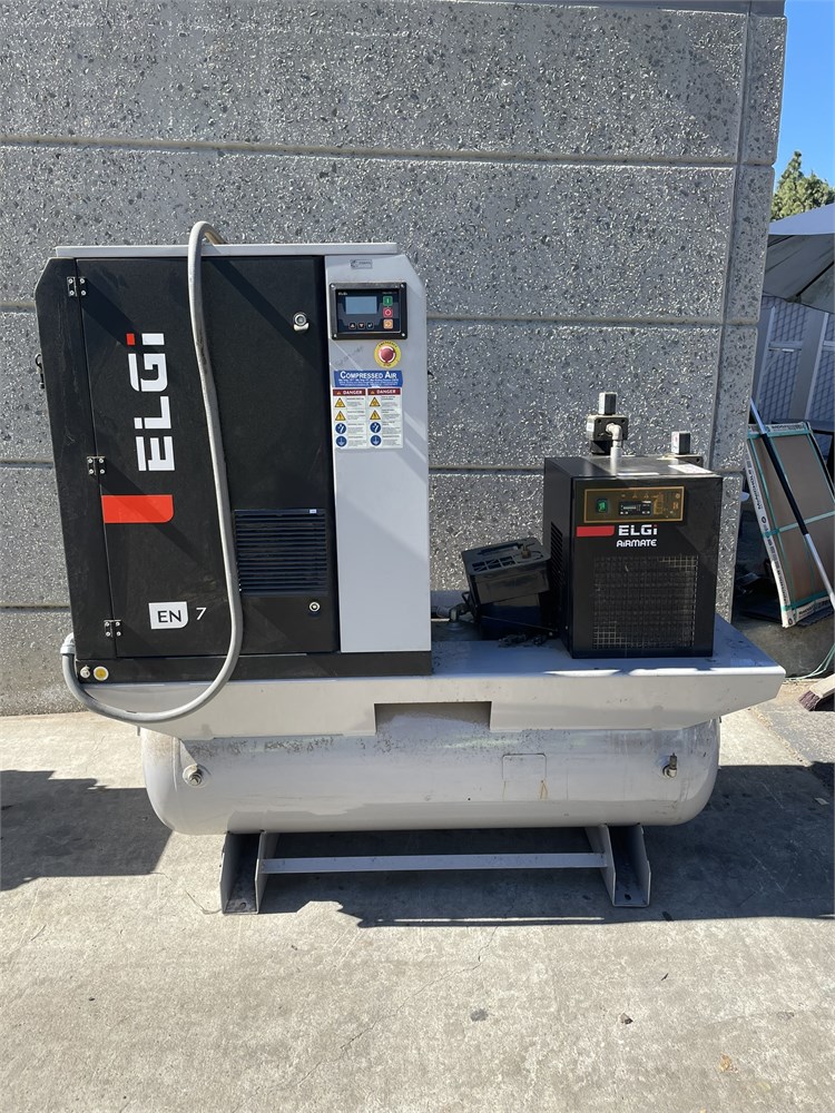 Elgi "EN7" Rotary Screw Air Compressor with Air Dryer
