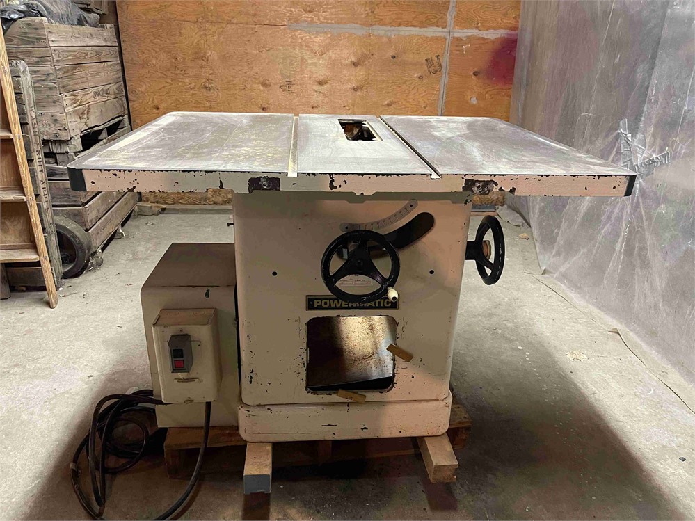 Powermatic "72" Table Saw (NO MOTOR, PARTS/PROJECT MACHINE)