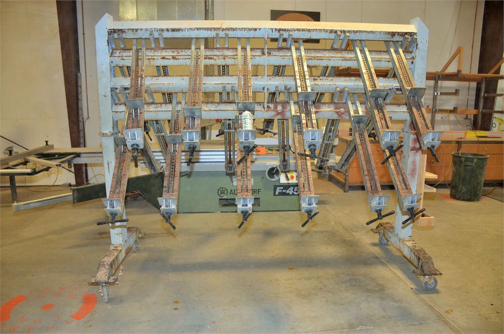 Quick double sided clamp rack