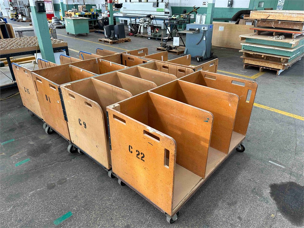 Wood Material Cart Qty. (4)