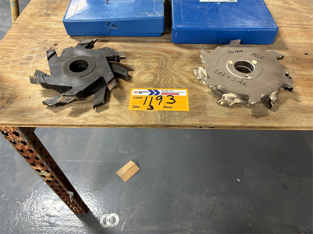 Lot of Cutter Heads - Qty (2) - as pictured