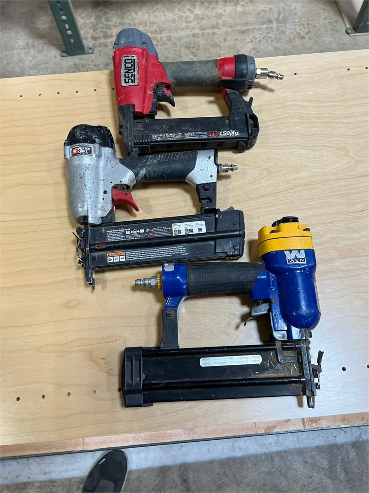 Three (3) Pneumatic Nailers