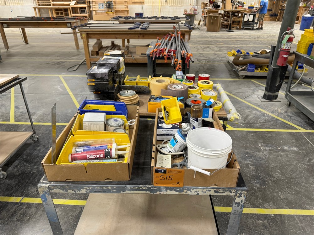 Carts & Contents - Hardware & Supplies - as pictured