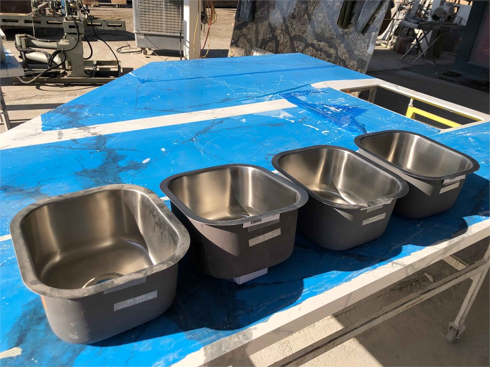 Four (4) Stainless Steel Sinks