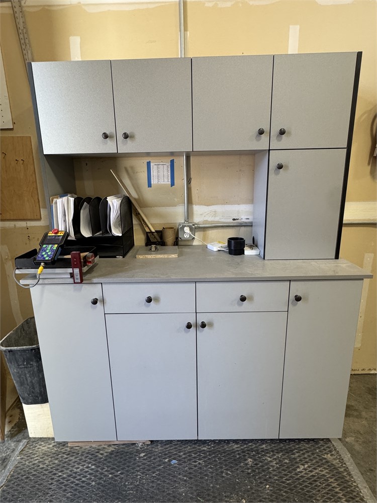 Storage Cabinet with Contents