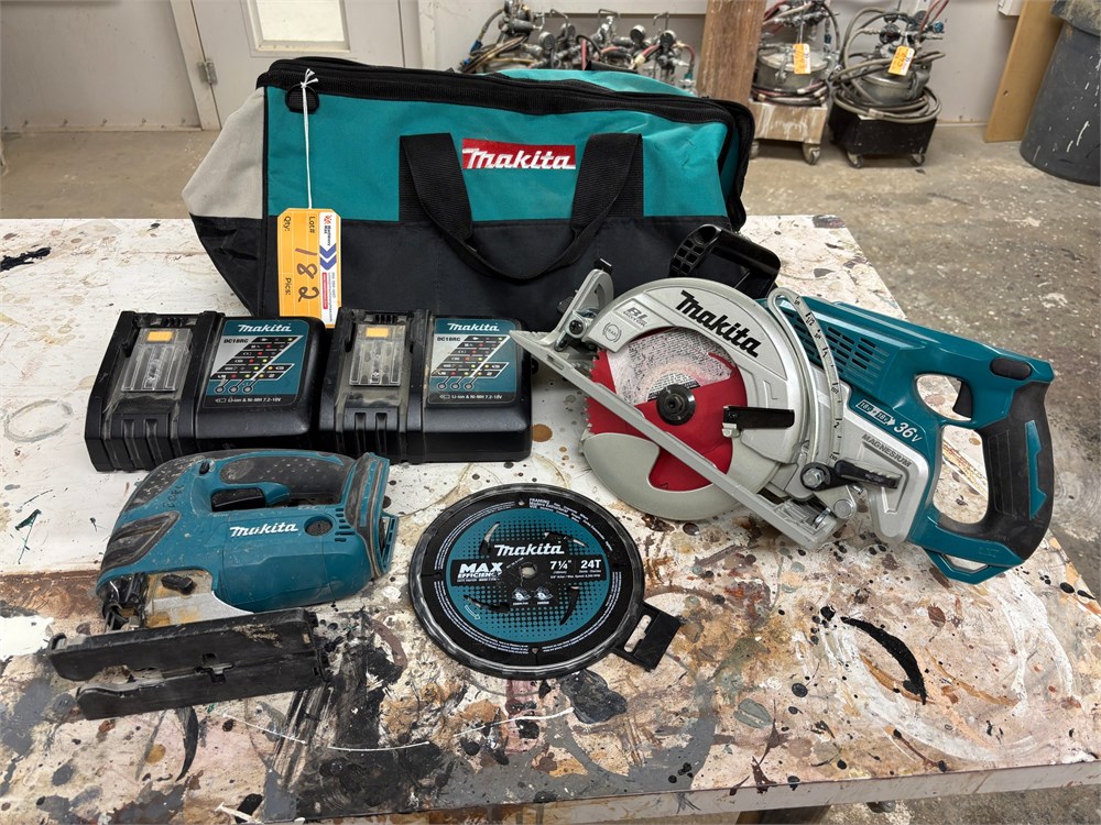 Makita "36V" Cordless Circular Saw Kit & Makita LXT Jig Saw